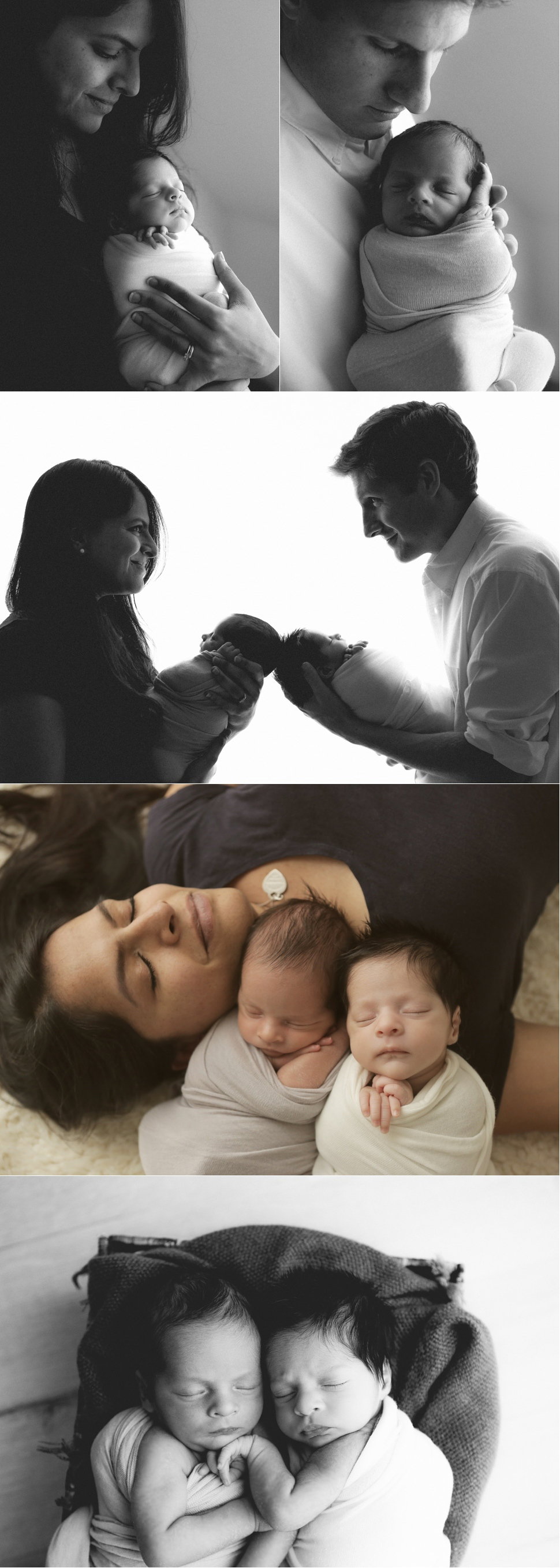 twins newborn london Francesca DB Photography